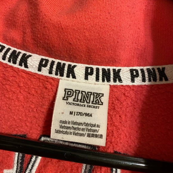 PINK crewneck half zip - Picture 2 of 3